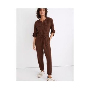 Madewell Lightspun Tapered Jumpsuit